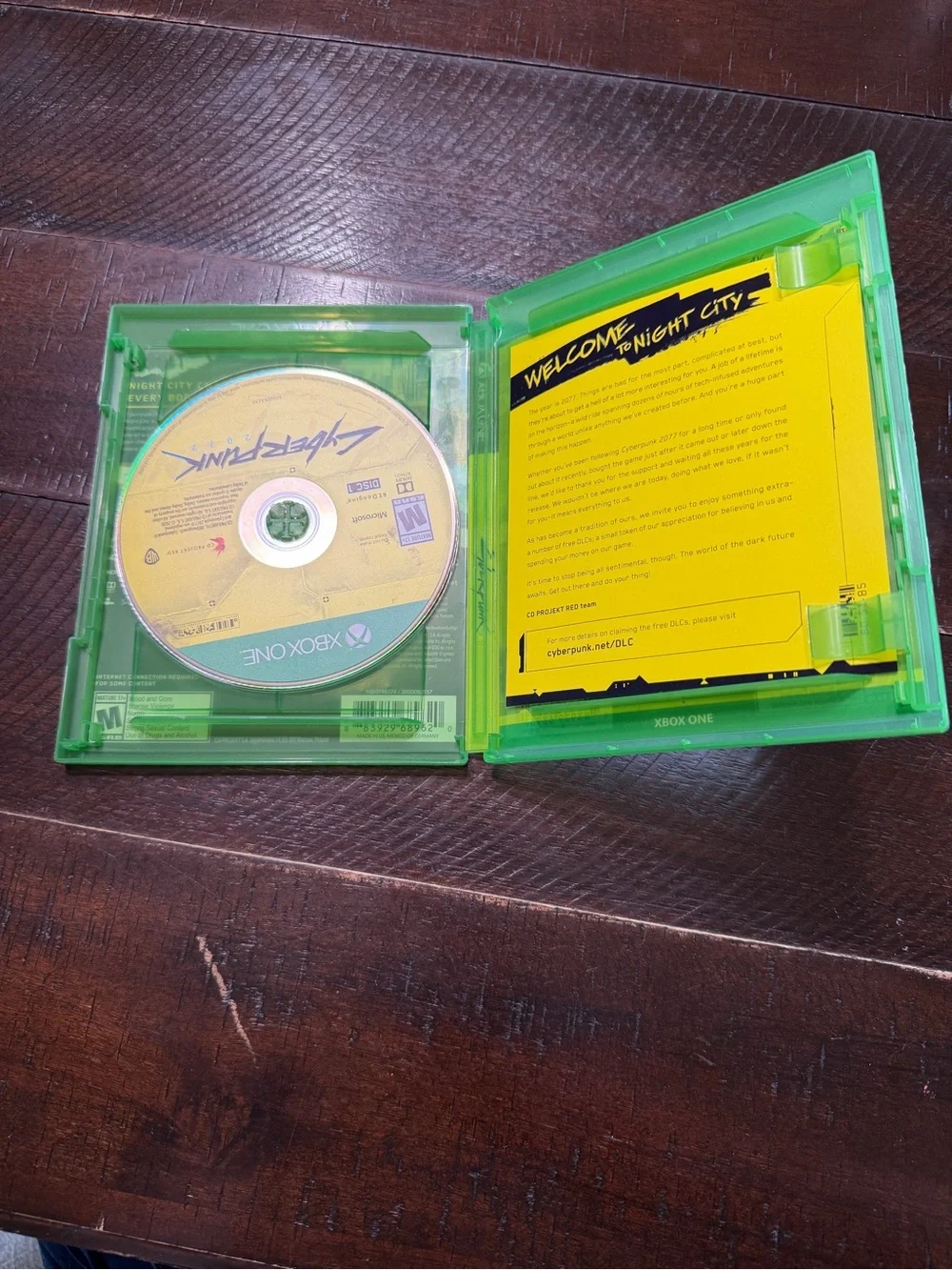 Microsoft Xbox One Cyberpunk 2077 - Yellow Cover